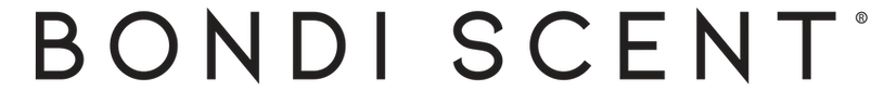 BONDI SCENT logo in black text on a white background
