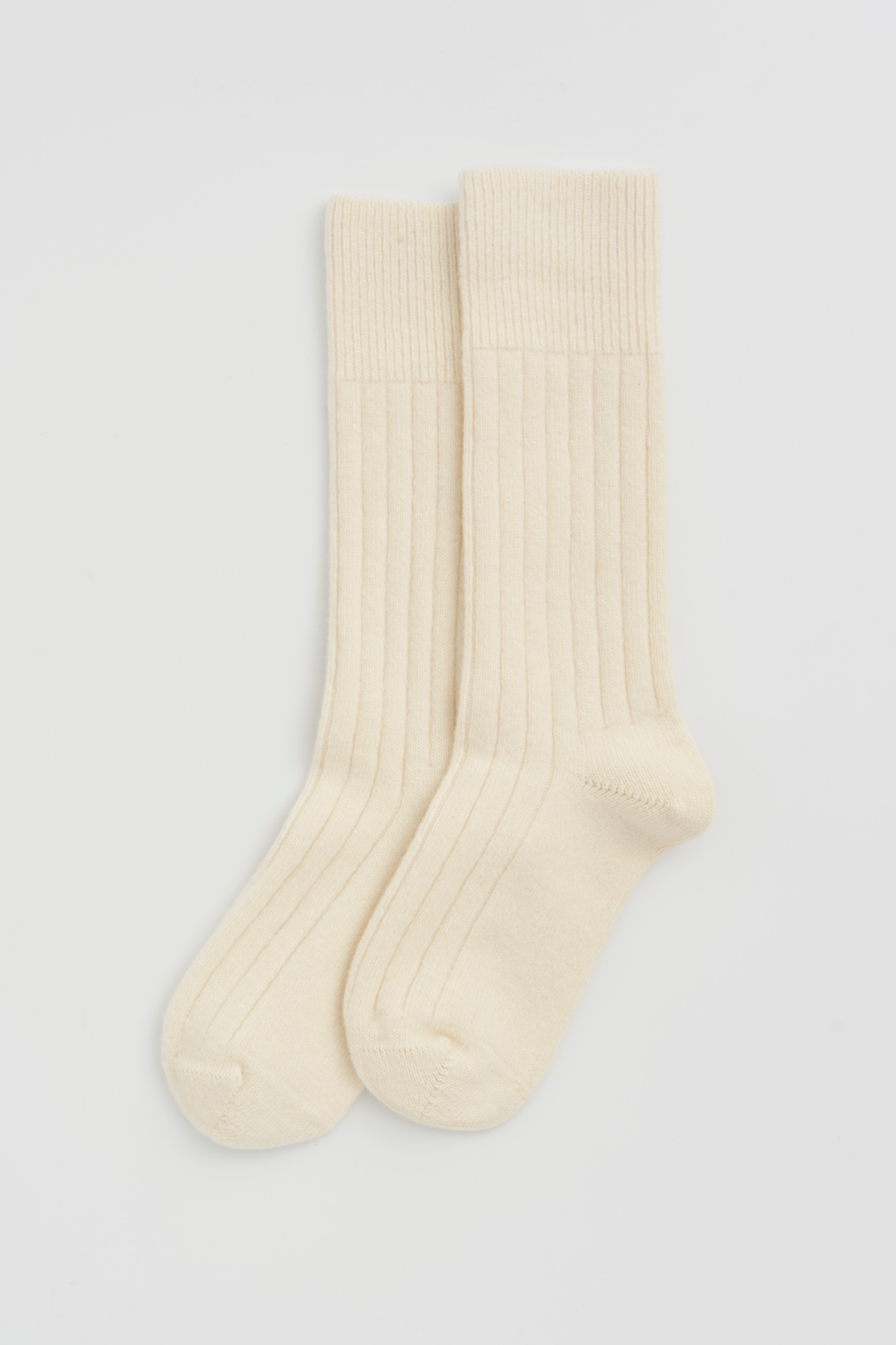 Pairs Merino Bed Socks - Clotted Cream