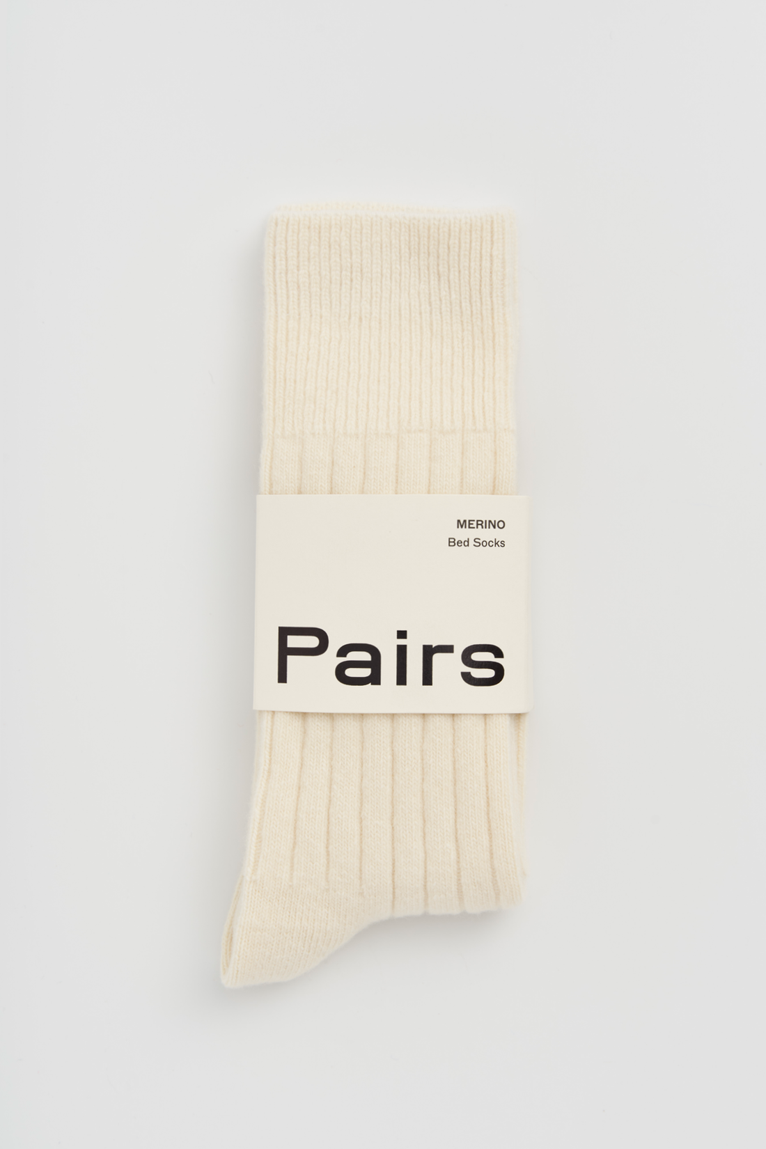 Pairs Merino Bed Socks - Clotted Cream