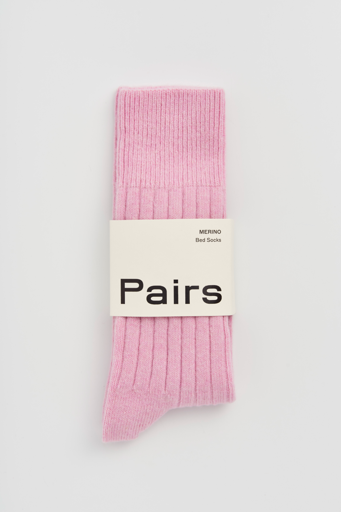 Pink sock with &