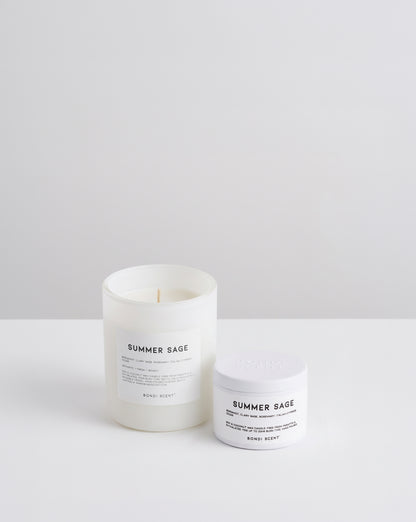 Summer Sage Candle + Travel Tin Bundle