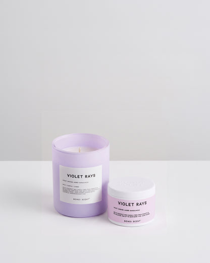 Violet Rays Candle + Travel Tin Bundle