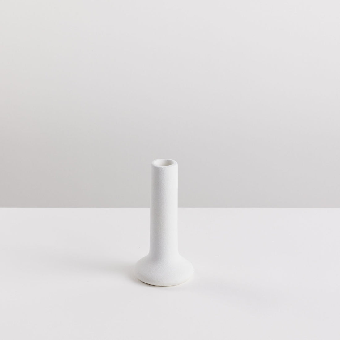 Tall Bondi Scent taper candle holder on white background